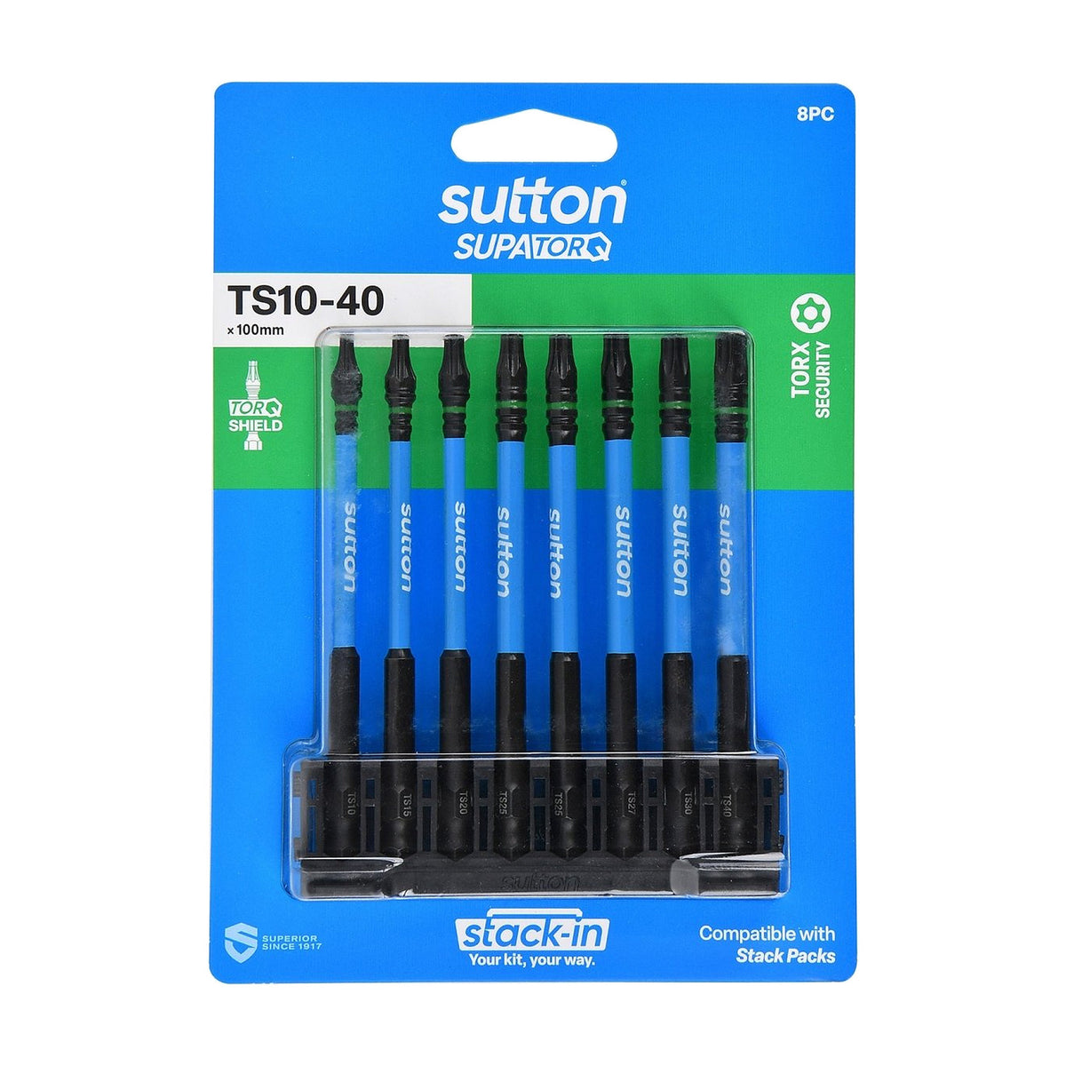 Sutton Stack - In Torx Screwdriver Bit Set S214 Supatorq