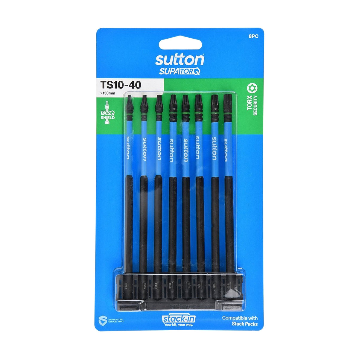 Sutton Stack - In Torx Screwdriver Bit Set S214 Supatorq