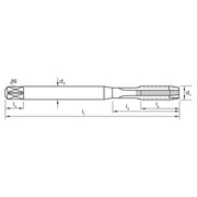 Sutton T104 Metric Spiral Point Tap - Premium HSS Tinite - AIMS Industrial Supplies