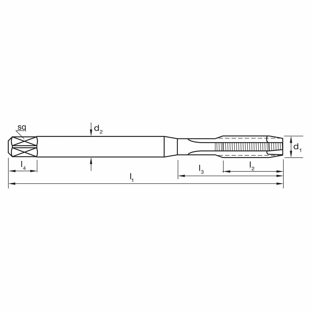 Sutton T172 UNC Spiral Point Tap - Premium HSS - AIMS Industrial Supplies