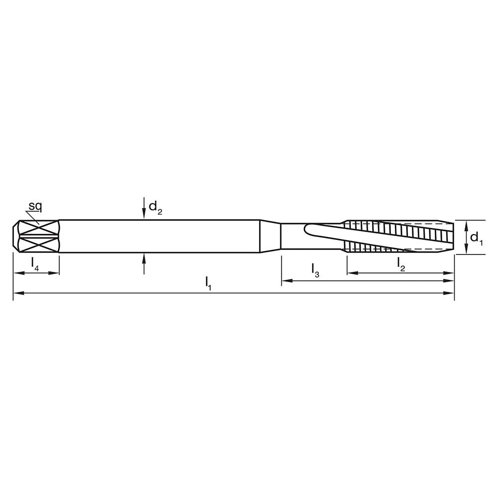 Sutton T217 Spiral Flute Tap - M - R10 Ni - AIMS Industrial Supplies