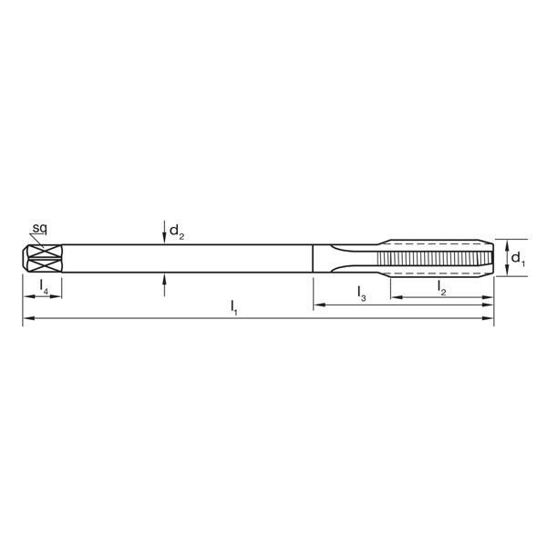 Sutton T358 Metric Thread Forming Tap - Cobalt Steel TiCN - AIMS Industrial Supplies