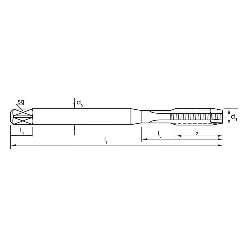Sutton T694 UNF Spiral Point Tap - Black Magic - Vanadium HSS - AIMS Industrial Supplies