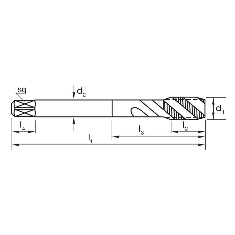 Sutton T6990973 T699 G1/8-28 Spiral R50-Uni DIN5156 C PM-V3 Hardlube - AIMS Industrial Supplies