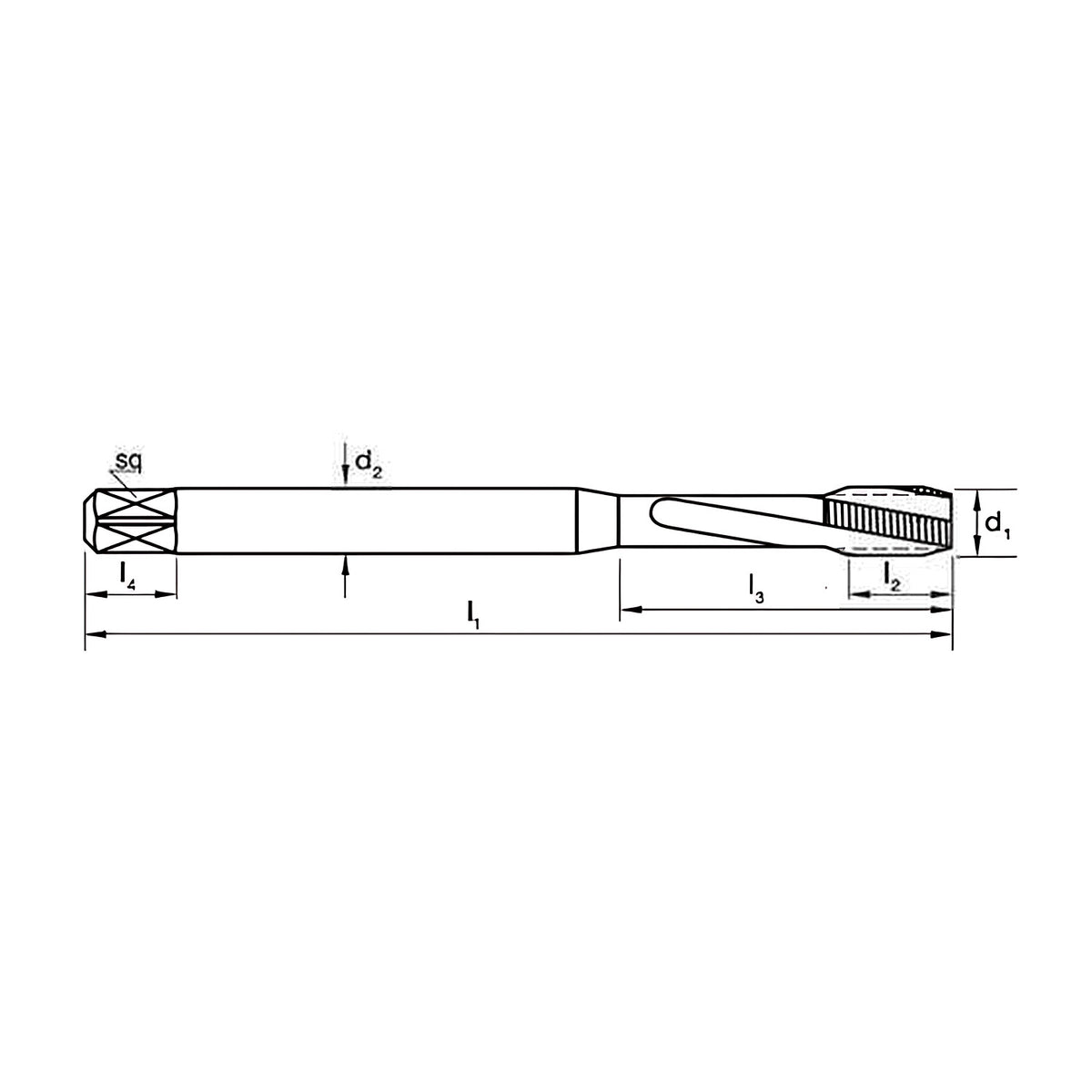 Sutton T790 Spiral Flute Tap - R15 Ti - UNJC