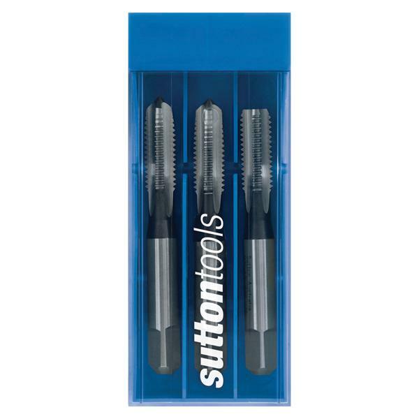 Sutton T9070470 BA 2 Straight Flute Tap Set (3 piece) ISO529 HSS