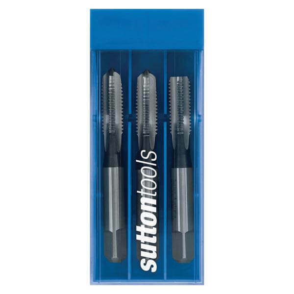 Sutton T9093325 BSPF G 1-11 Straight Flute Tap Set (3 piece) ISO2284 HSS