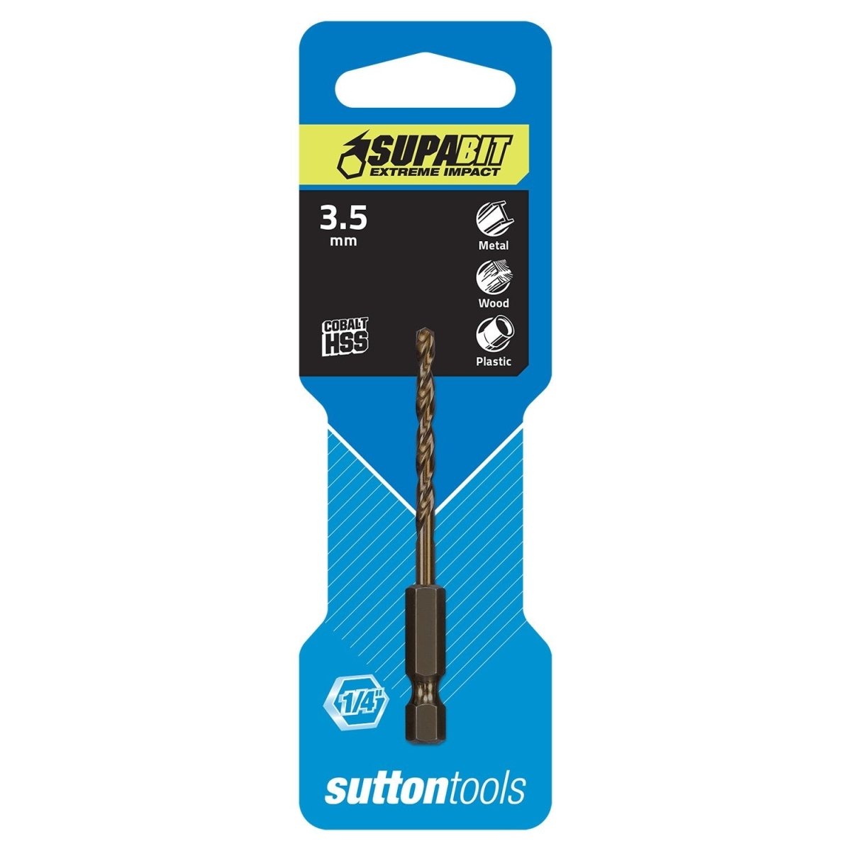 Sutton Tools D213 Supabit Impact Drill Bit - HSS - AIMS Industrial Supplies