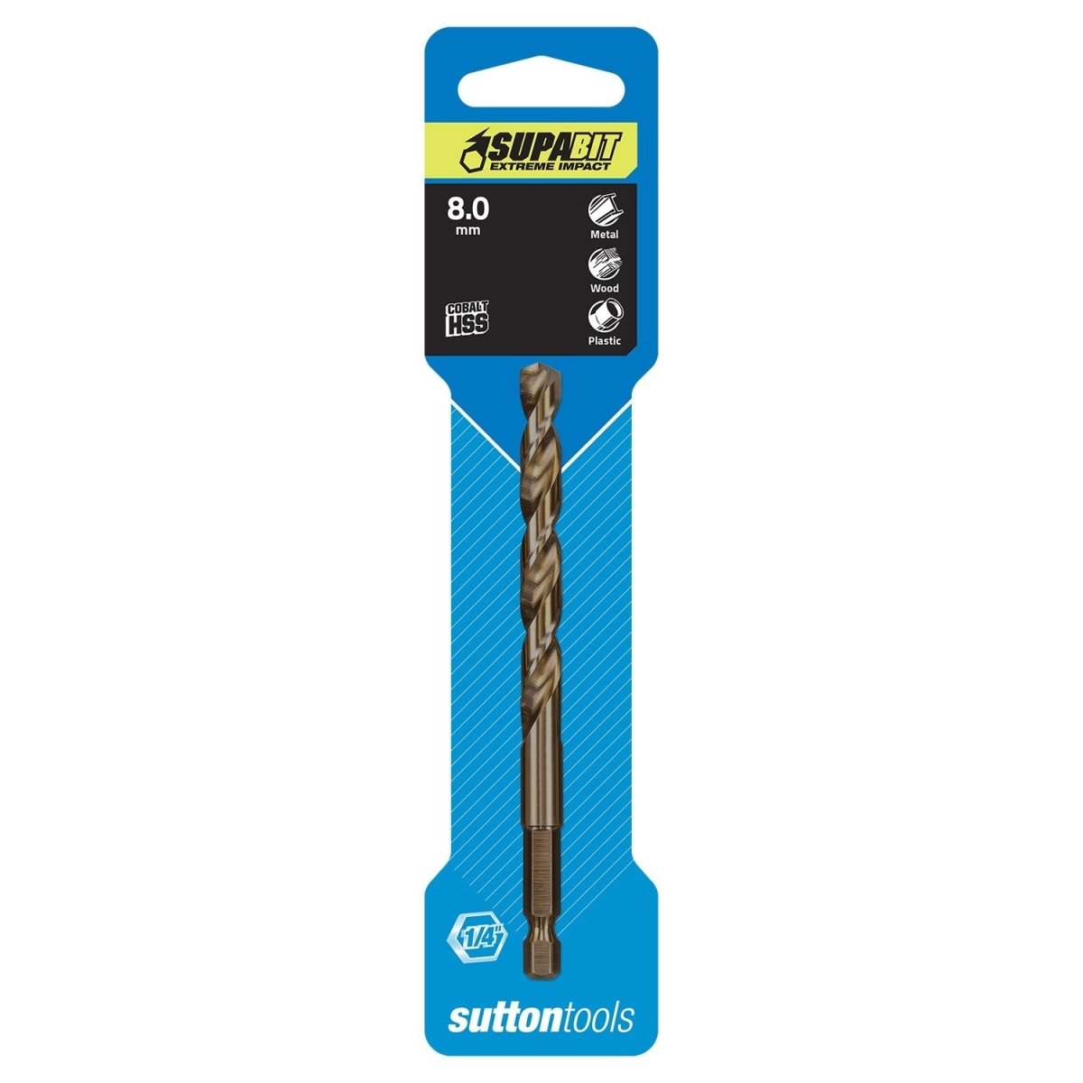 Sutton Tools D213 Supabit Impact Drill Bit - HSS - AIMS Industrial Supplies
