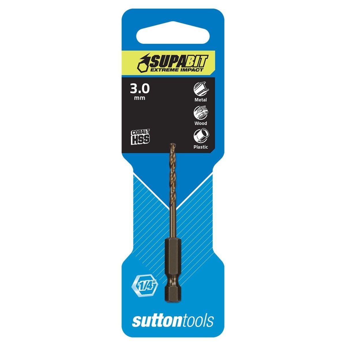 Sutton Tools D213 Supabit Impact Drill Bit - HSS - AIMS Industrial Supplies