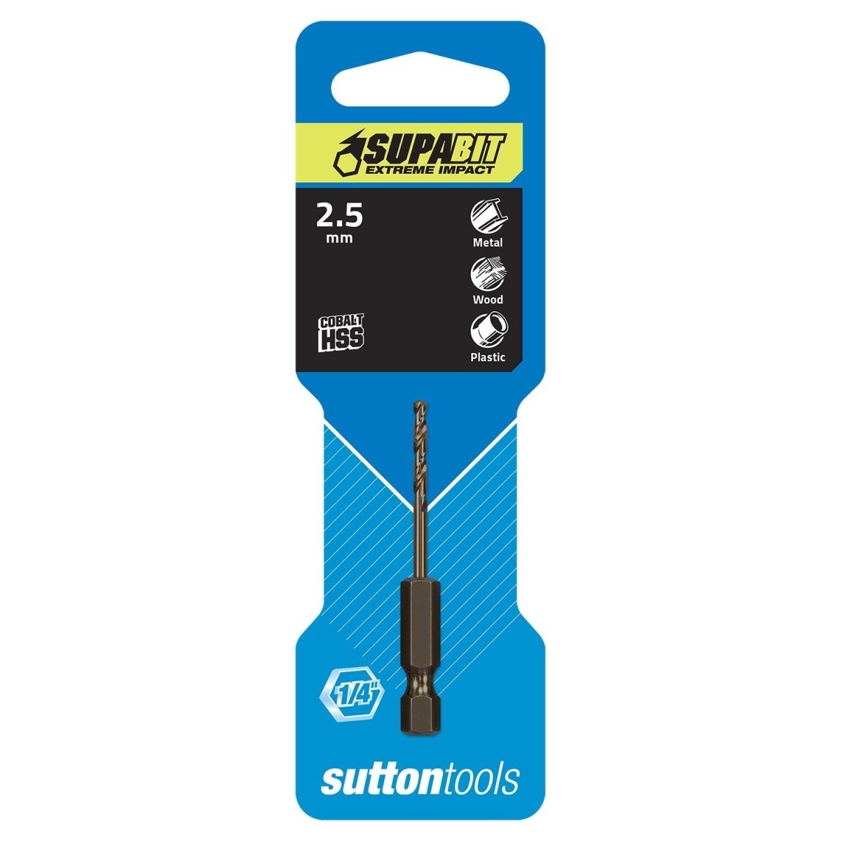 Sutton Tools D213 Supabit Impact Drill Bit - HSS - AIMS Industrial Supplies