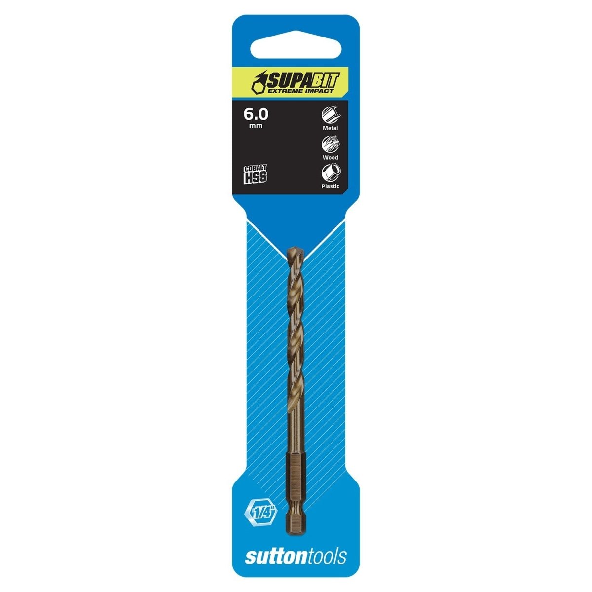Sutton Tools D213 Supabit Impact Drill Bit - HSS - AIMS Industrial Supplies