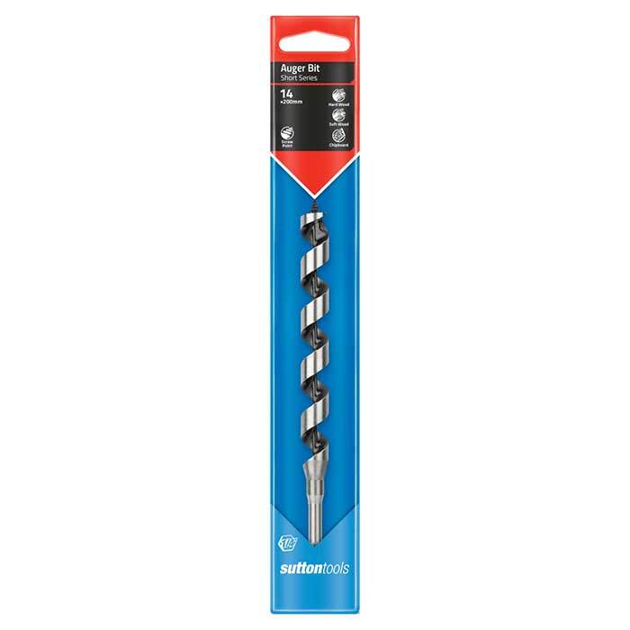 Sutton Tools D510 Short Length Auger Bit 160mm to 210mm - Alloy Steel - AIMS Industrial Supplies