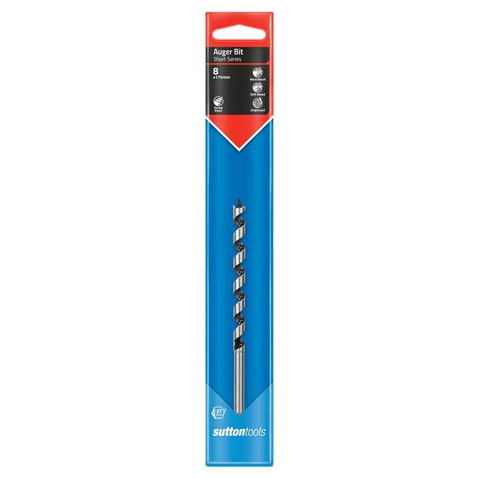 Sutton Tools D510 Short Length Auger Bit 160mm to 210mm - Alloy Steel - AIMS Industrial Supplies