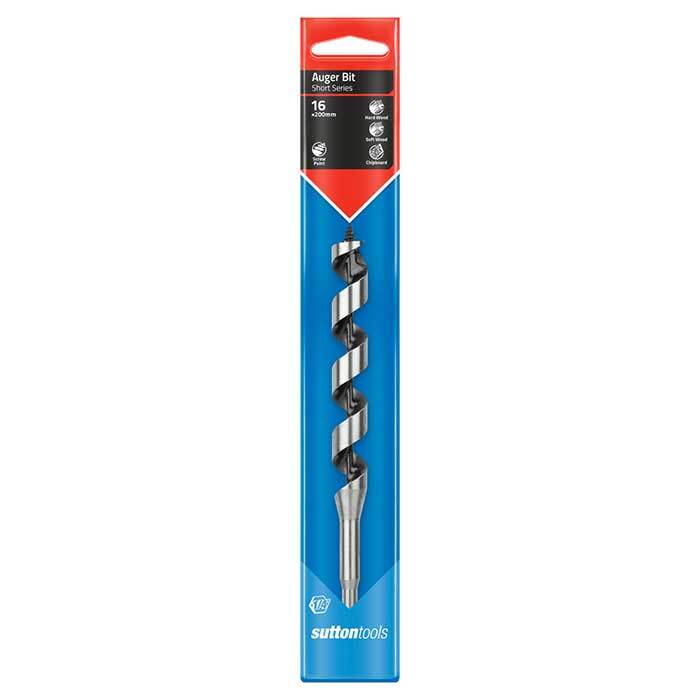 Sutton Tools D510 Short Length Auger Bit 160mm to 210mm - Alloy Steel - AIMS Industrial Supplies