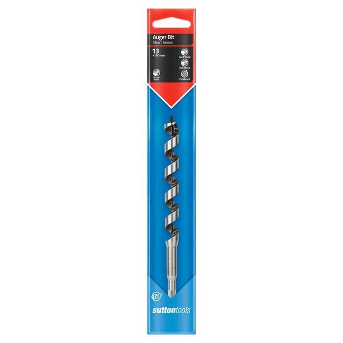 Sutton Tools D510 Short Length Auger Bit 160mm to 210mm - Alloy Steel - AIMS Industrial Supplies