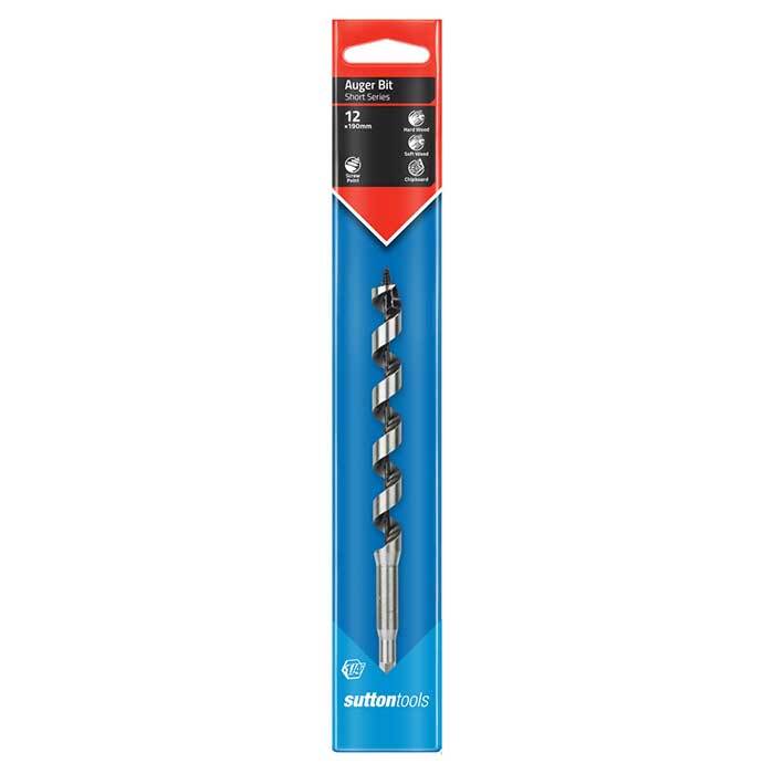 Sutton Tools D510 Short Length Auger Bit 160mm to 210mm - Alloy Steel - AIMS Industrial Supplies
