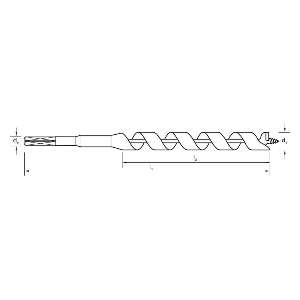 Sutton Tools D512 Long Length Drill Bit 460mm to 500mm - Alloy Steel3