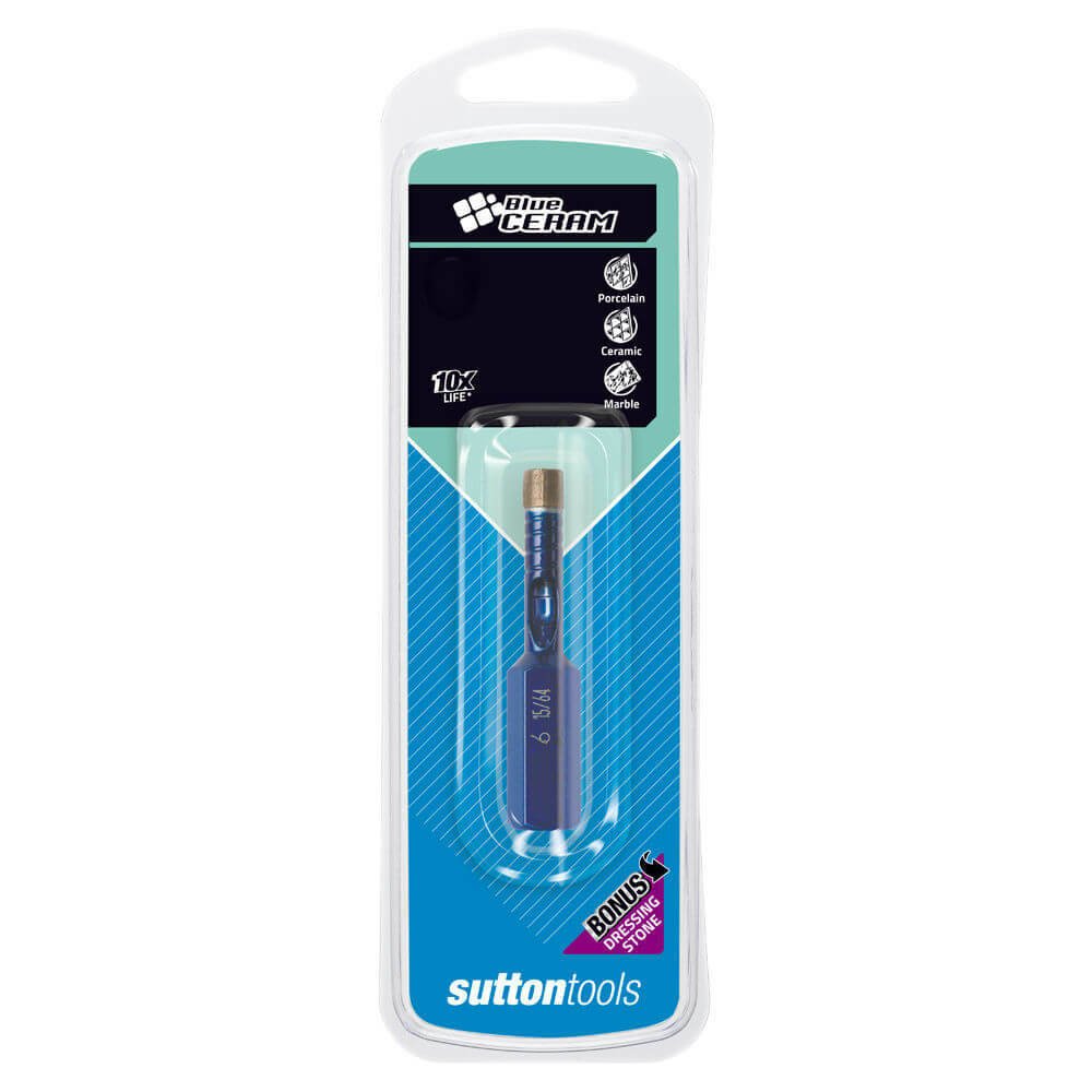 Sutton Tools D605 Diamond Core Drill Bit - Blue Ceram - AIMS Industrial Supplies