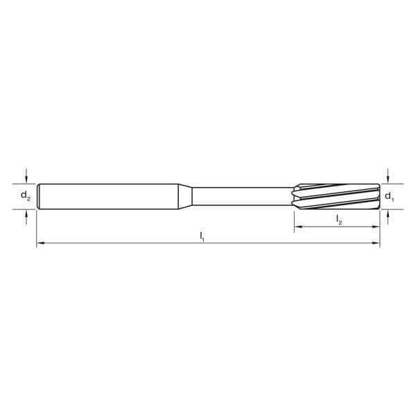 Sutton Tools R102 Chucking Reamer DIN212 - Cobalt Steel - AIMS Industrial Supplies