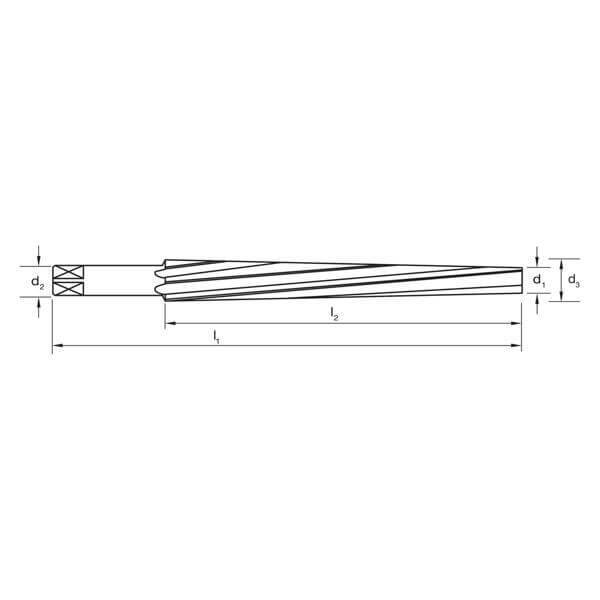 Sutton Tools R105 Taper Pin Reamer - High Speed Steel HSS - AIMS Industrial Supplies
