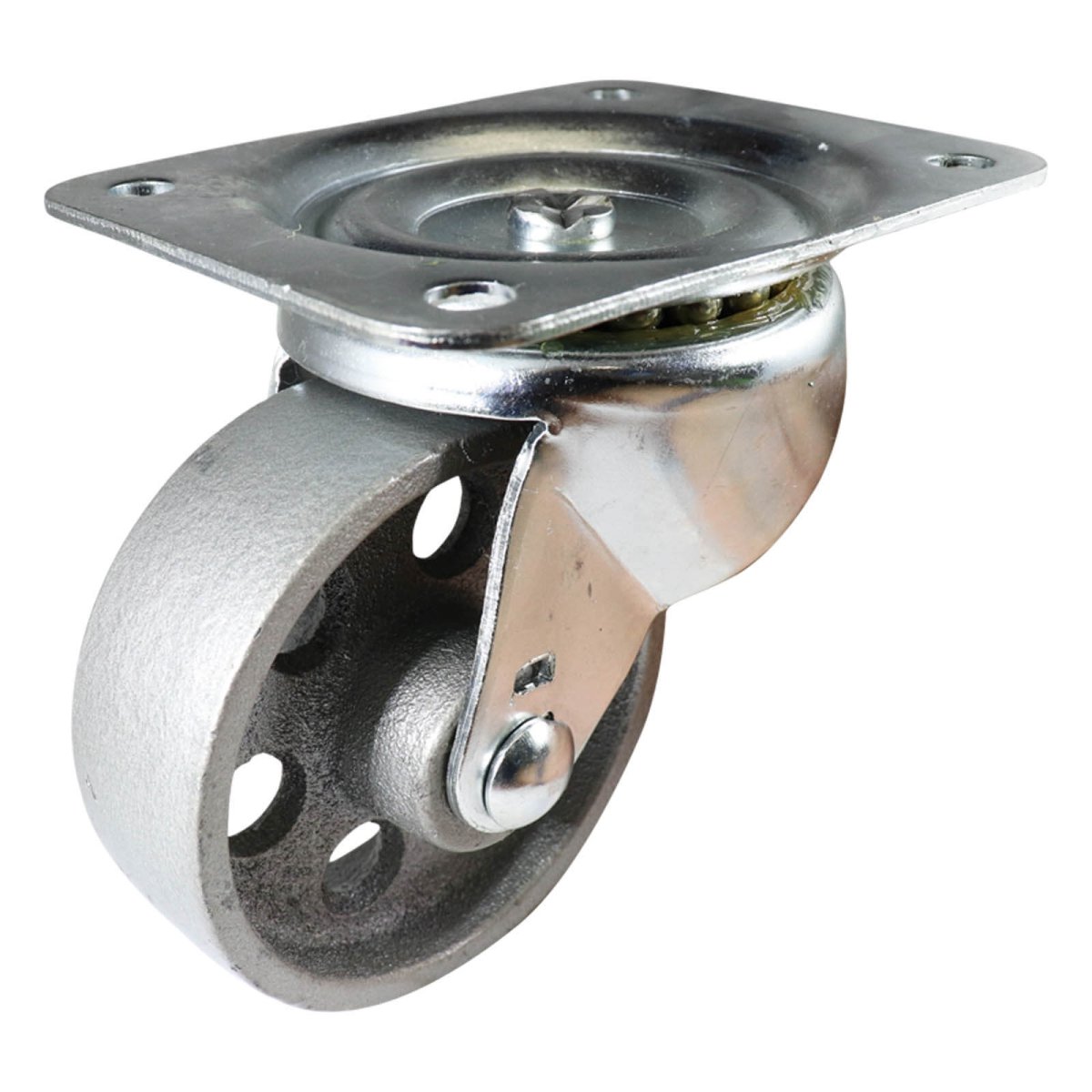 Swivel Plate Castor - Cast Iron Wheel I2 Series - AIMS Industrial Supplies