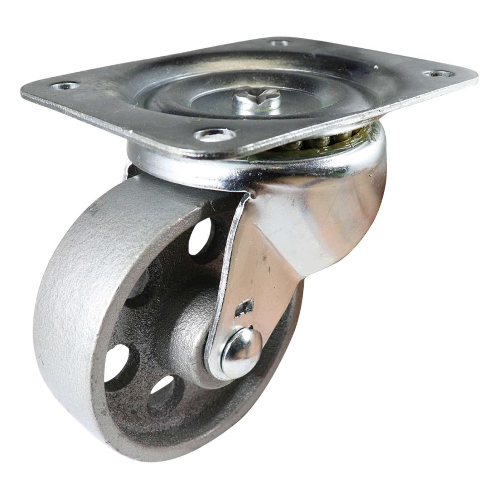 Swivel Plate Castor - Cast Iron Wheel I2 Series1