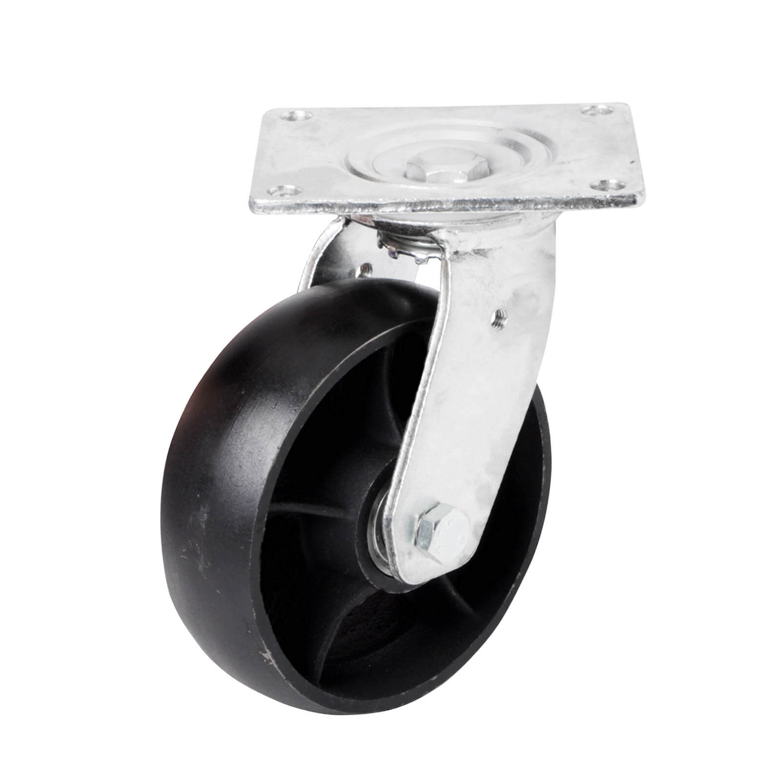 Swivel Plate Castor - Cast Iron Wheel J3 Series1