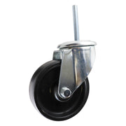 Swivel Stem Castor - Polypropylene Wheel, Black I4 Series - AIMS Industrial Supplies
