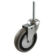 Swivel Stem Castor - Rubber Wheel, Grey G1 Series - AIMS Industrial Supplies