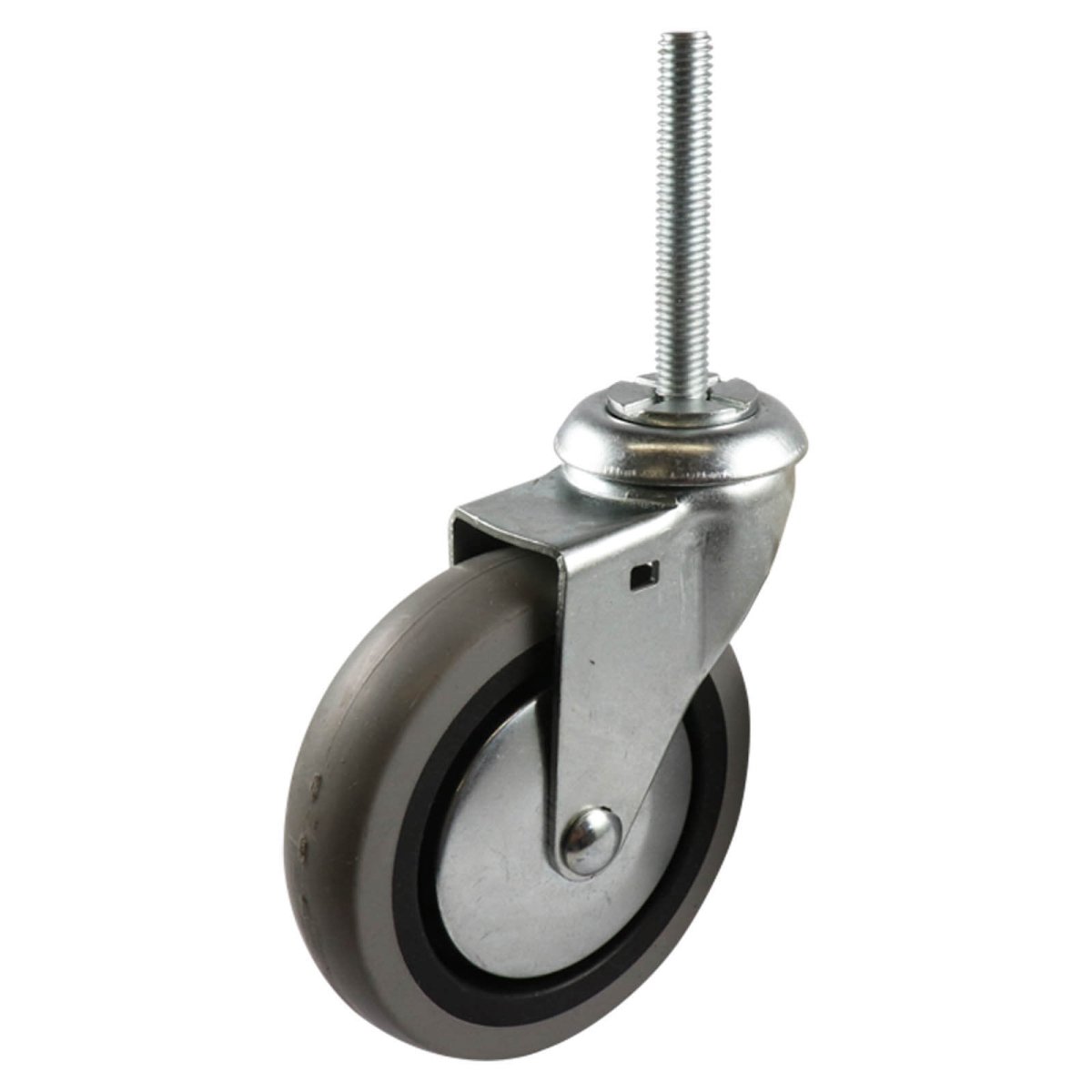 Swivel Stem Castor - Rubber Wheel, Grey G1 Series - AIMS Industrial Supplies