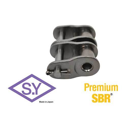 SY 08BSS-2 BS Roller Chain Offset/Half Link Duplex 1/2" Pitch Stainless