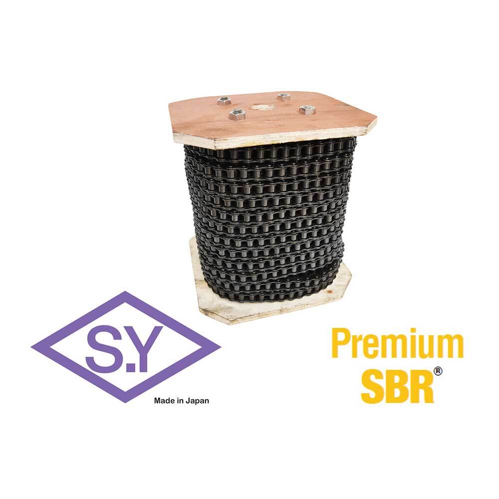 SY 12B-1 BS Roller Chain Simplex 3/4" Pitch - Box of 100 Foot
