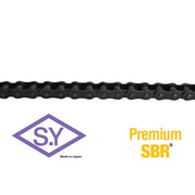 SY 40SB ASA Roller Chain Side Bow Simplex 1/2" Pitch - Box of 10 Foot1