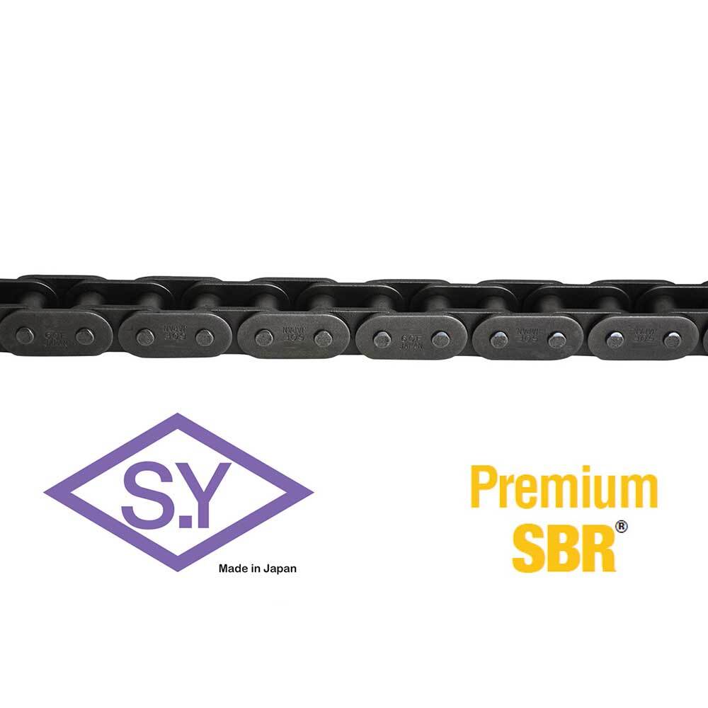SY 80F Roller Chain Straight Side Plate Simplex 1" Pitch - Box of 10 Foot