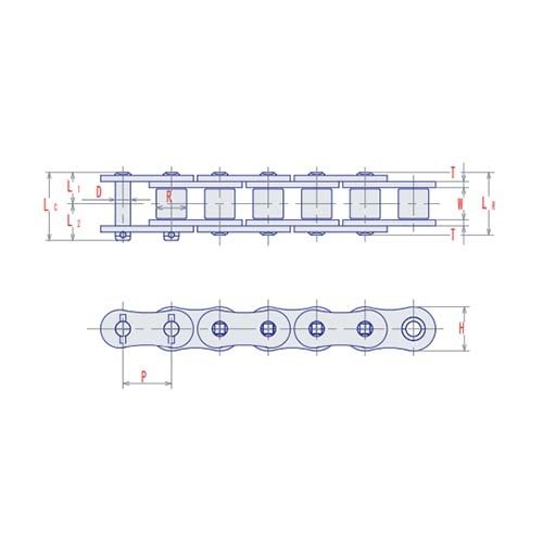SY ASA Roller Chain Cottered Heavy Simplex - AIMS Industrial Supplies