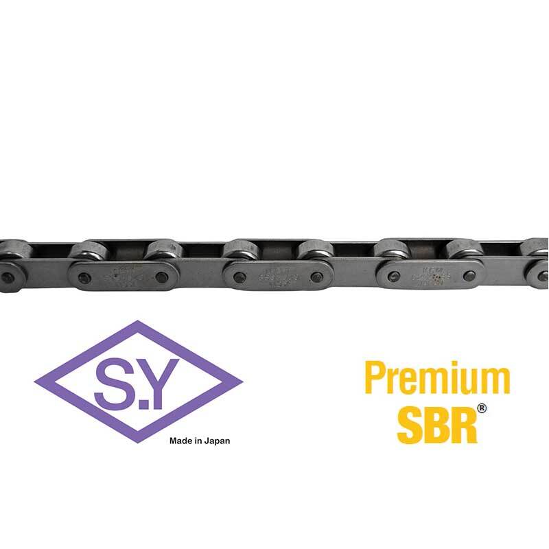 SY C2052SS Roller Chain 1-1/4" Double Pitch Stainless Steel - Box of 10 Foot