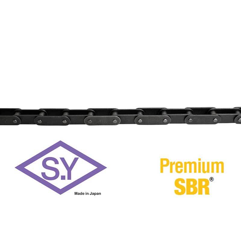 SY C2060H Roller Chain Aqua 1-1/2" Double Pitch - Box of 10 Foot1