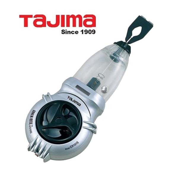 Tajima Chalk-Rite Auto Rewind Chalk Snap Line 0.04" (1mm) x 23ft (7m) Line - AIMS Industrial Supplies
