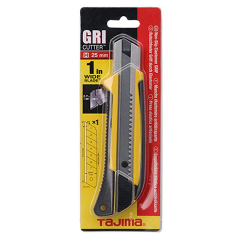 Tajima GRI 25mm Snap Blade Knife Rock Hard / Extra Heavy Duty - AIMS Industrial Supplies