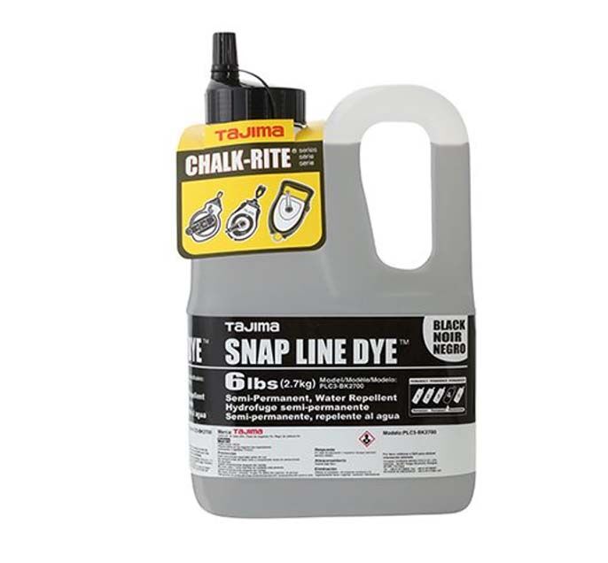 Tajima PLC3 - BK2700 Snap Line Dye 2.7kg - Black - AIMS Industrial Supplies