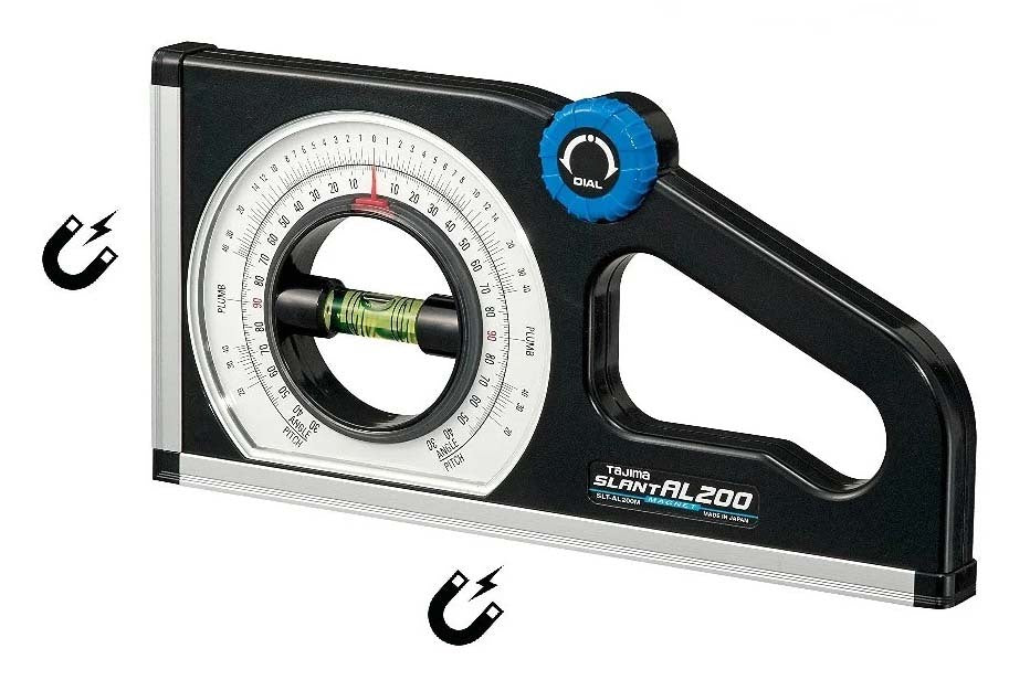 Tajima Slant AL-200 Rotary Angle Metre With Magnetic Base - SLT-AL200M2