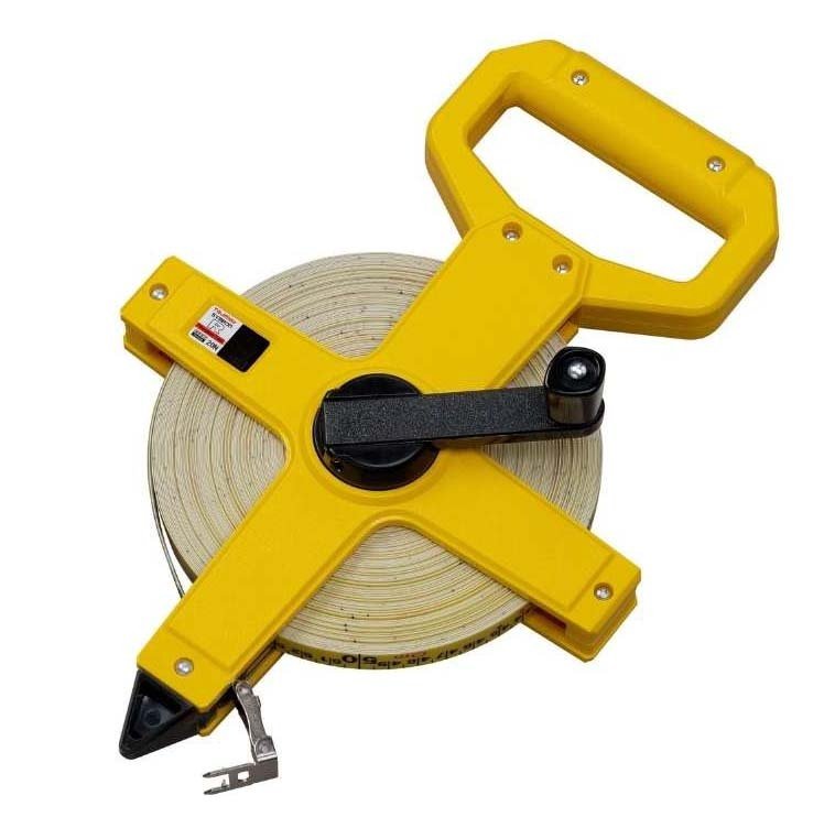 Tajima Symron - R Open Reel Fiberglass Tape Measure - AIMS Industrial Supplies