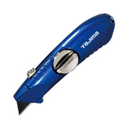 Tajima V-Rex Retractable Blade Knife - Blue (Includes 3 x 22mm Blade) - AIMS Industrial Supplies