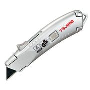 Tajima V-Rex Safety Blade Knife - Silver (Includes 3 x 22mm Blade)1