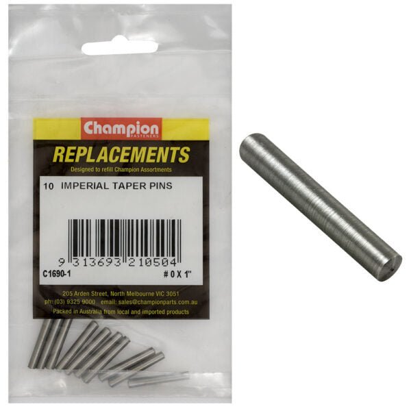 Taper Pin Small Size Assortment Refill - AIMS Industrial Supplies