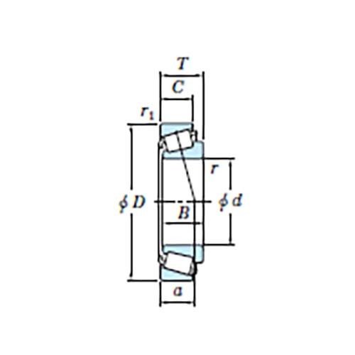 Tapered Roller Bearing Metric - 30300 Series - AIMS Industrial Supplies