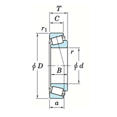 Tapered Roller Bearing Metric - 32200 Series - AIMS Industrial Supplies
