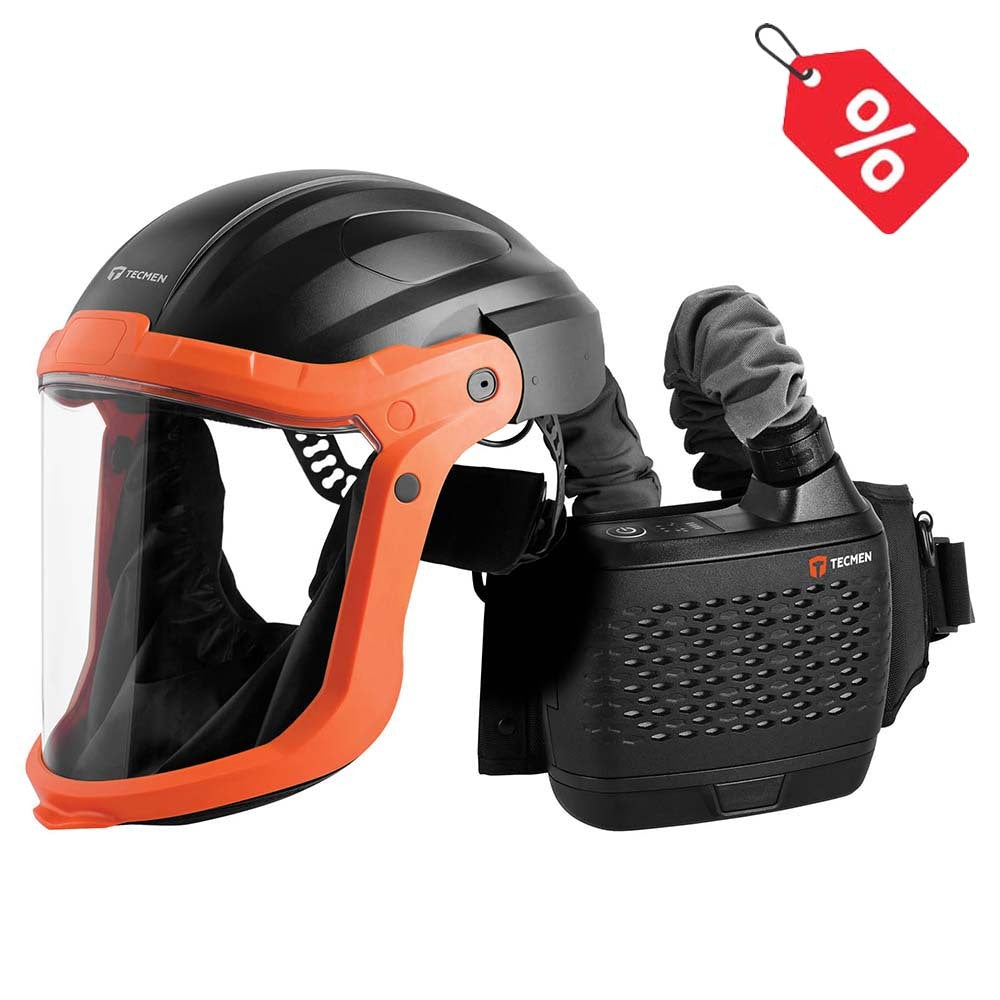Tecmen PAPR Freflow V1 Face Shield With G10 Bumpcap - 7034101