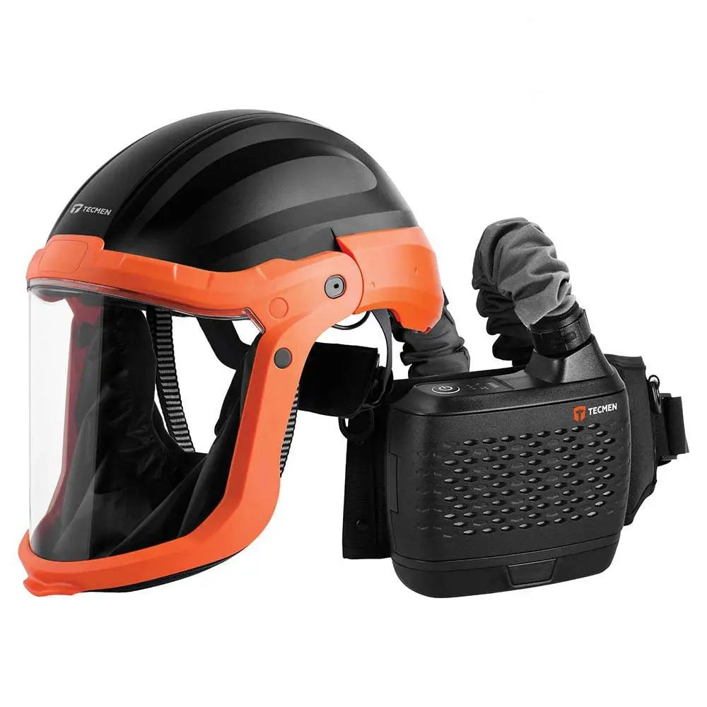 Tecmen Freflow V1 PAPR Face Shield G20-V Hardhat - 703420 I AIMS Industrial